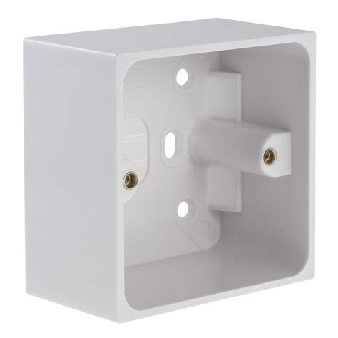 back box electrical|surface mounted single gang box.